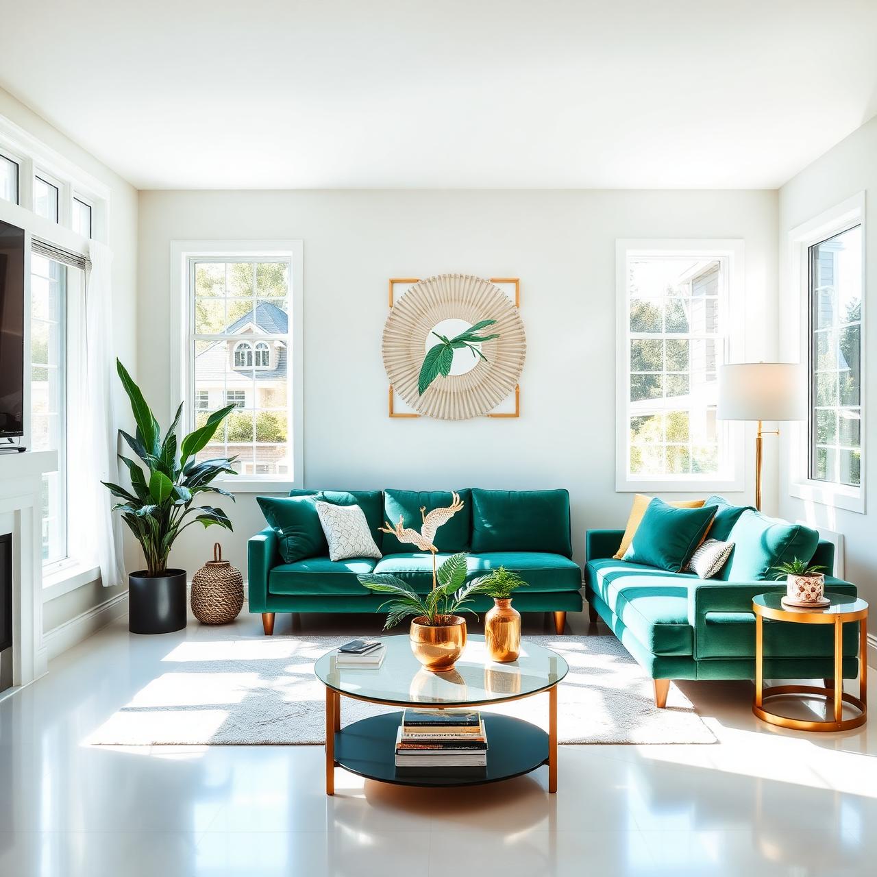 Spotless living room cleaned by Valkron Cleaning in Victoria, BC